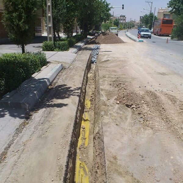 کانال‌سازی فیبرنوری سازمان فاوا شهرداری اصفهان