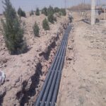 کانال‌سازی فیبرنوری سالن اجلاس سران